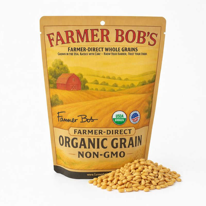 USDA Organic Soybeans Non-GMO Farmer Bob's Farmer-Direct